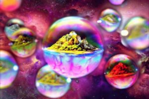 Fantasy World in a Bubble.